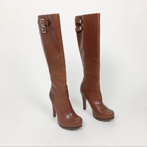 Rachel Zoe Leather Knee High Boots